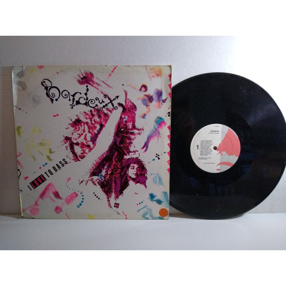 Bardot - I Love To Bass 12" Record 1990 Sire Dance House 33 RPM